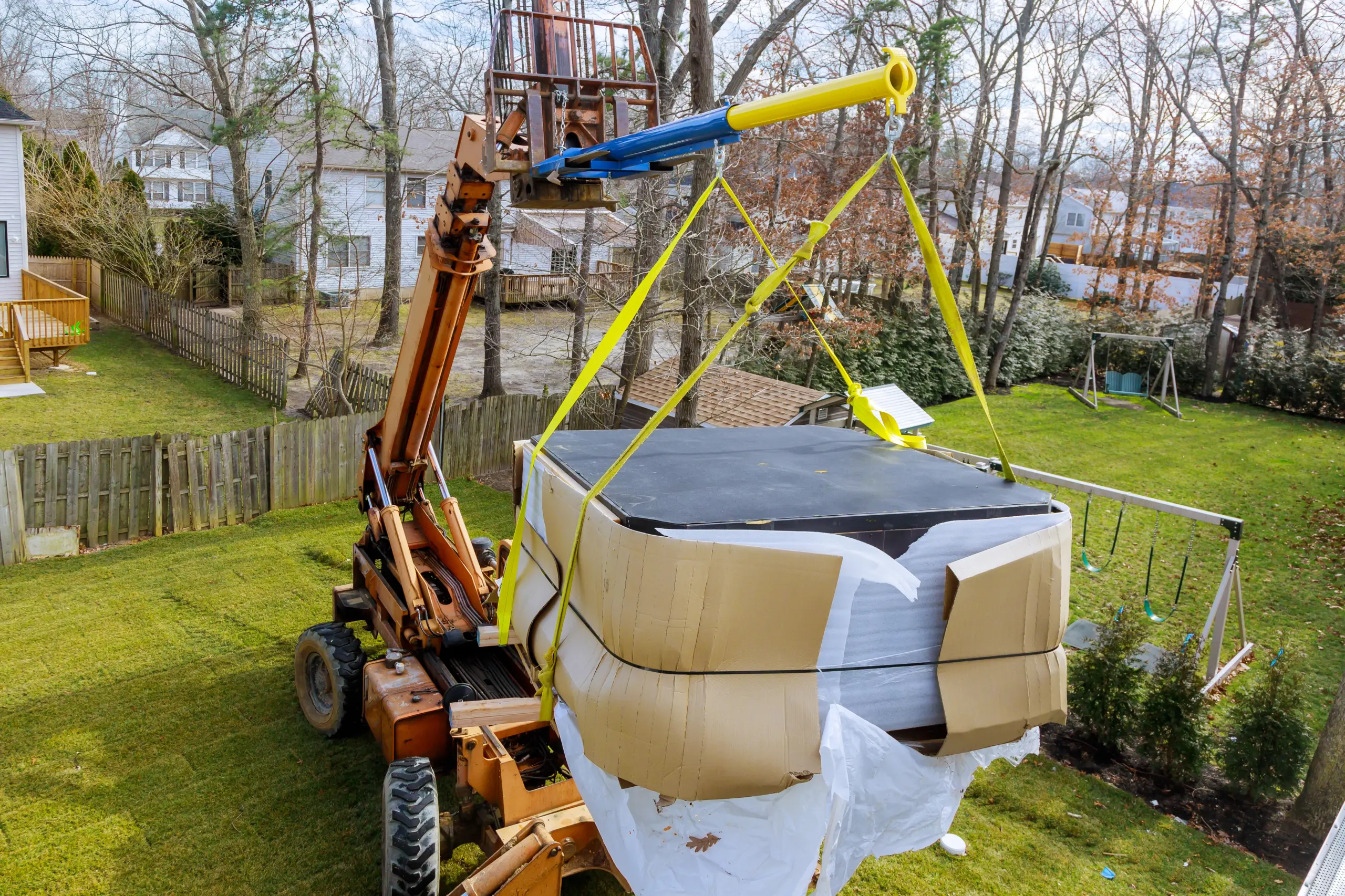 hot tub movers