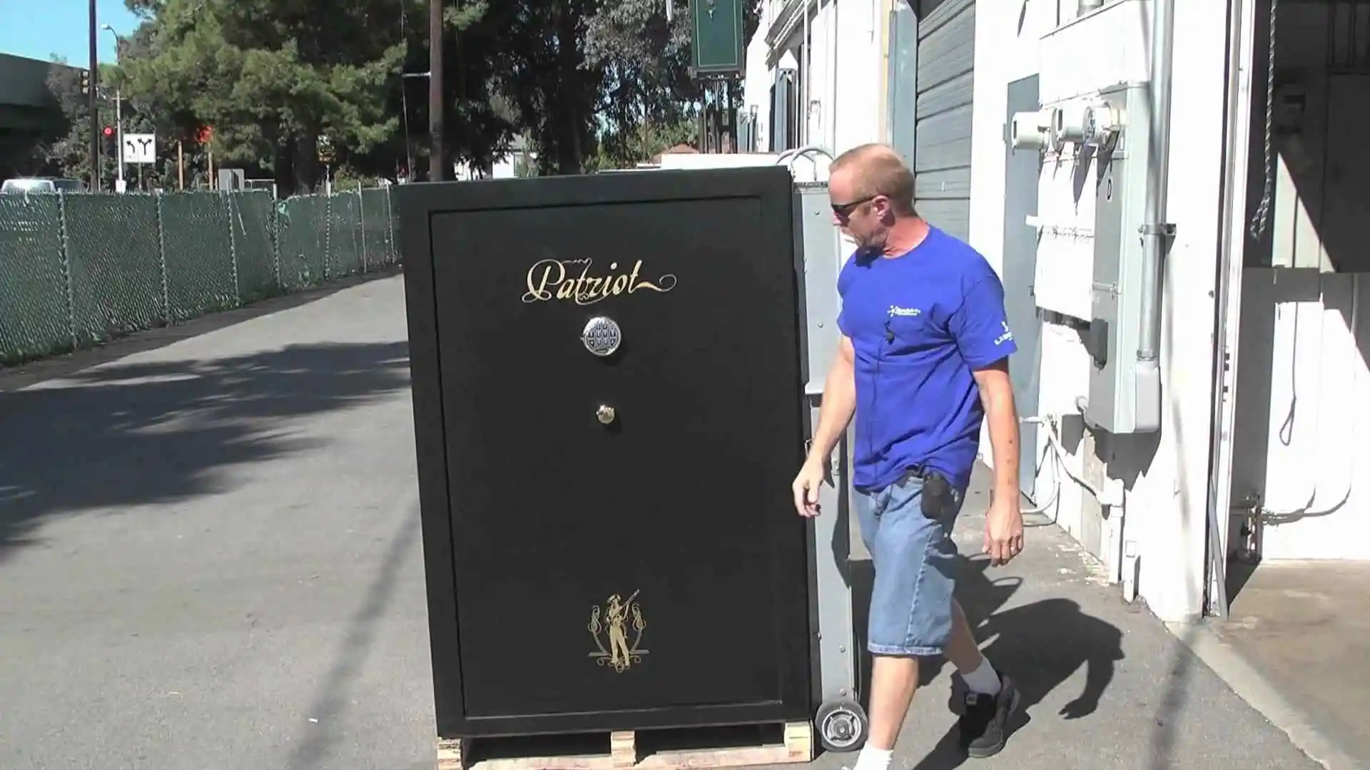Gun safe moving
