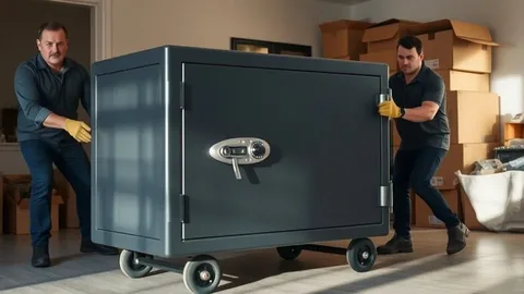 secure gun safe moving